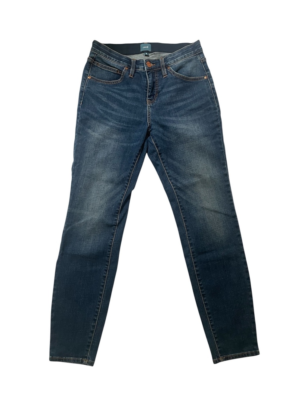 JAG Cecilia skinny medium/dark wash skinny jeans size 6/29